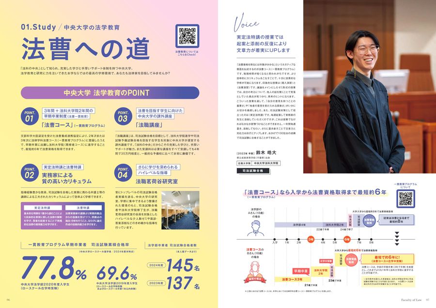 中央大学 法学部 2026 GuideBook