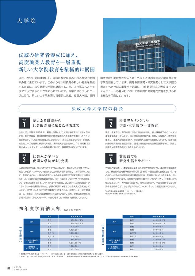 法政大学 GUIDEBOOK 2026
