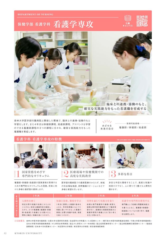 杏林大学 GUIDEBOOK 2026